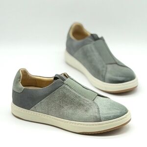 DANSKO Jenn Slip on Sneakers Women 38 Blue Green Leather Comfort Casual